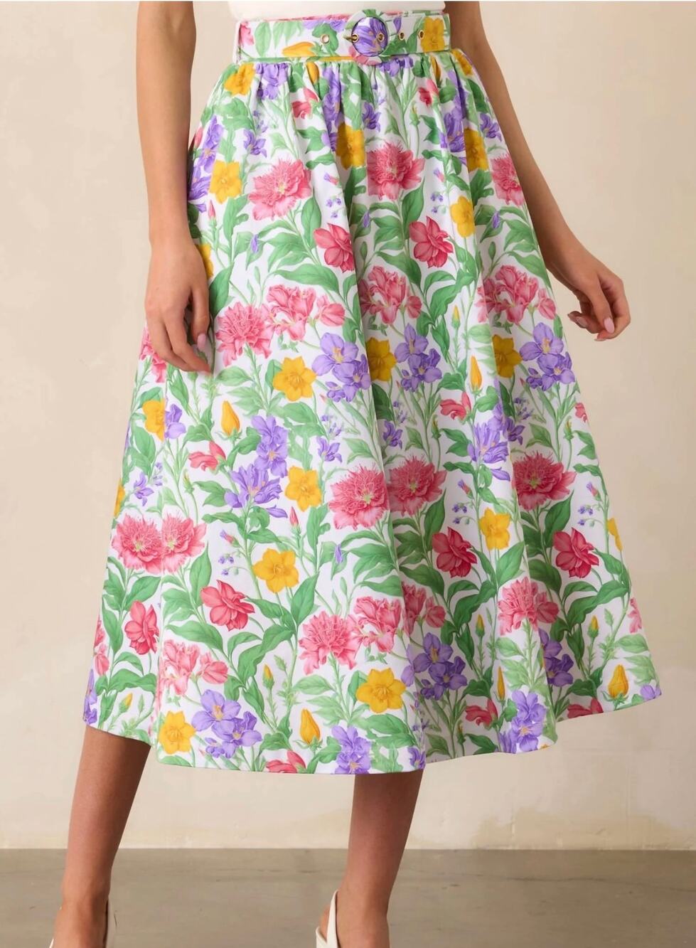 New Prosperina Prosperina - Thena Midi Skirt garden party sz S